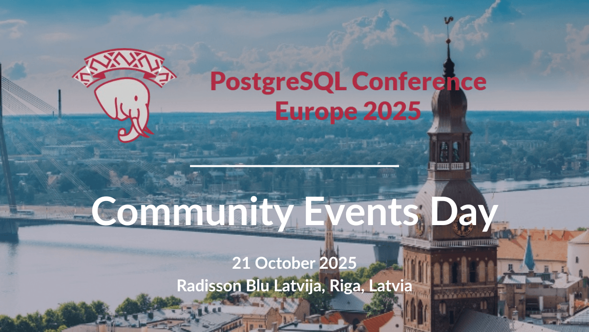 PGConfEU Community Events Day