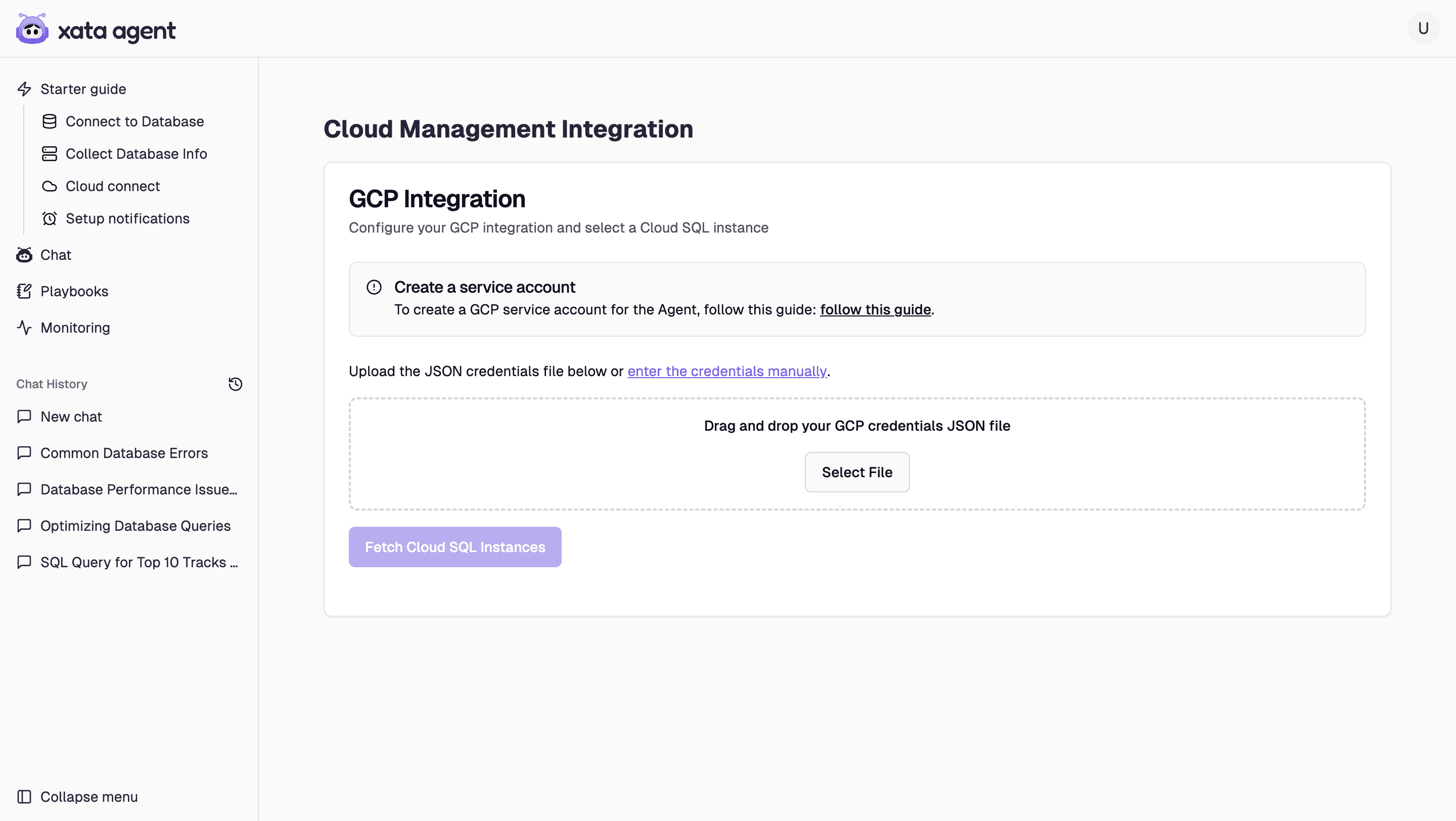 Use our native CloudSQL integration for your GCP PostgreSQL instances