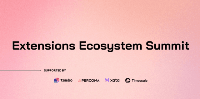 Extensions Ecosystem Summit