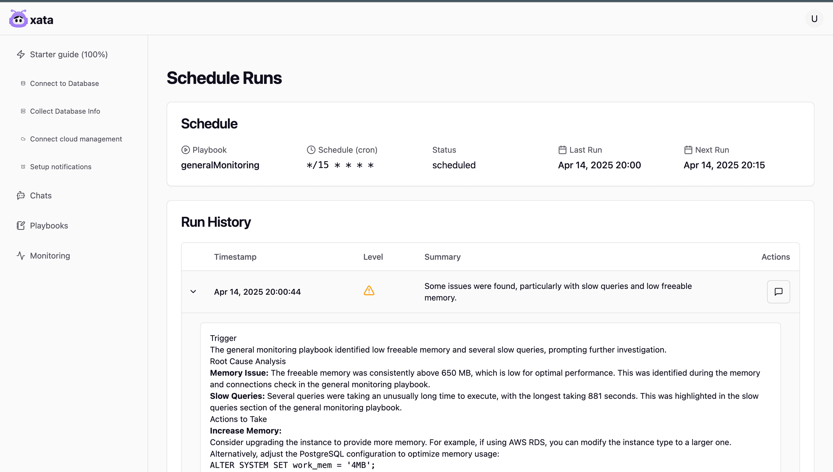 v0.1 run history