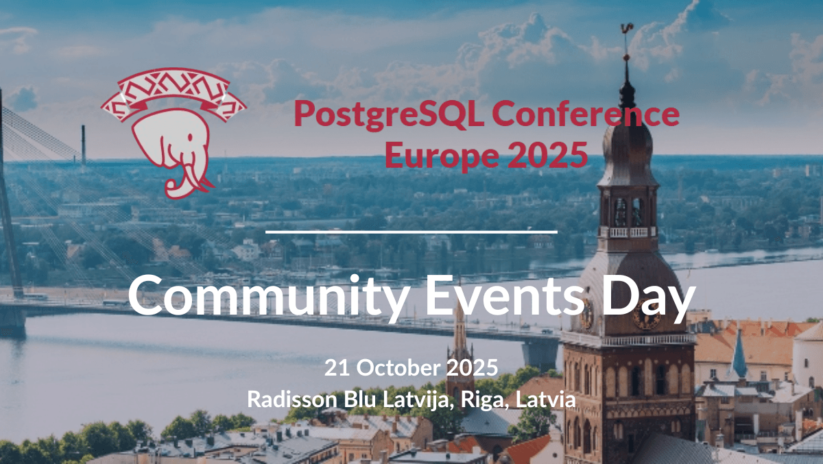 PGConfEU Community Events Day