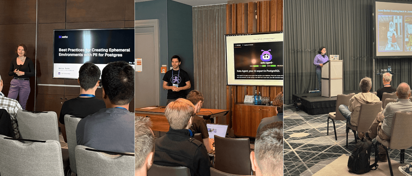 PGConf.DE'25 - our talks