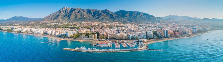 Marbella from above