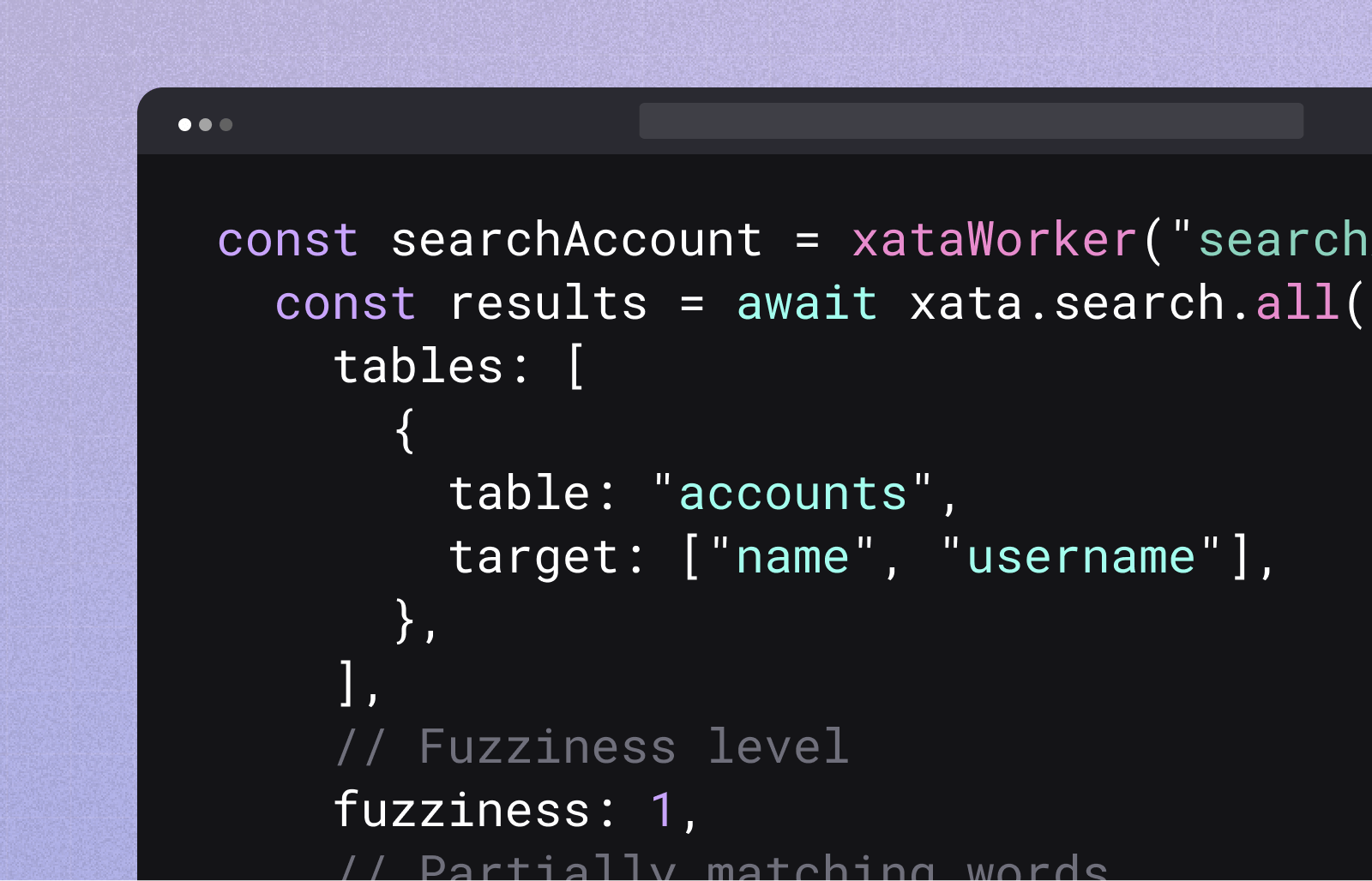 How to Fuzzy Search with Xata