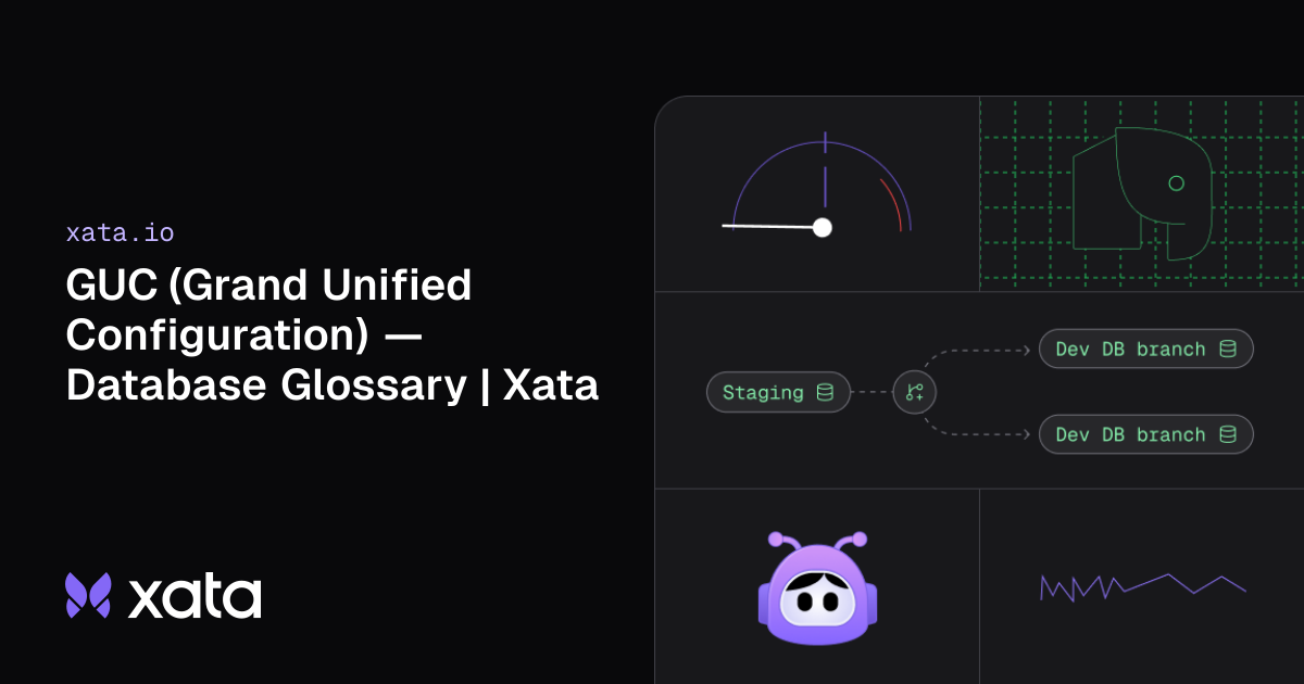 GUC (Grand Unified Configuration) — Database Glossary | Xata