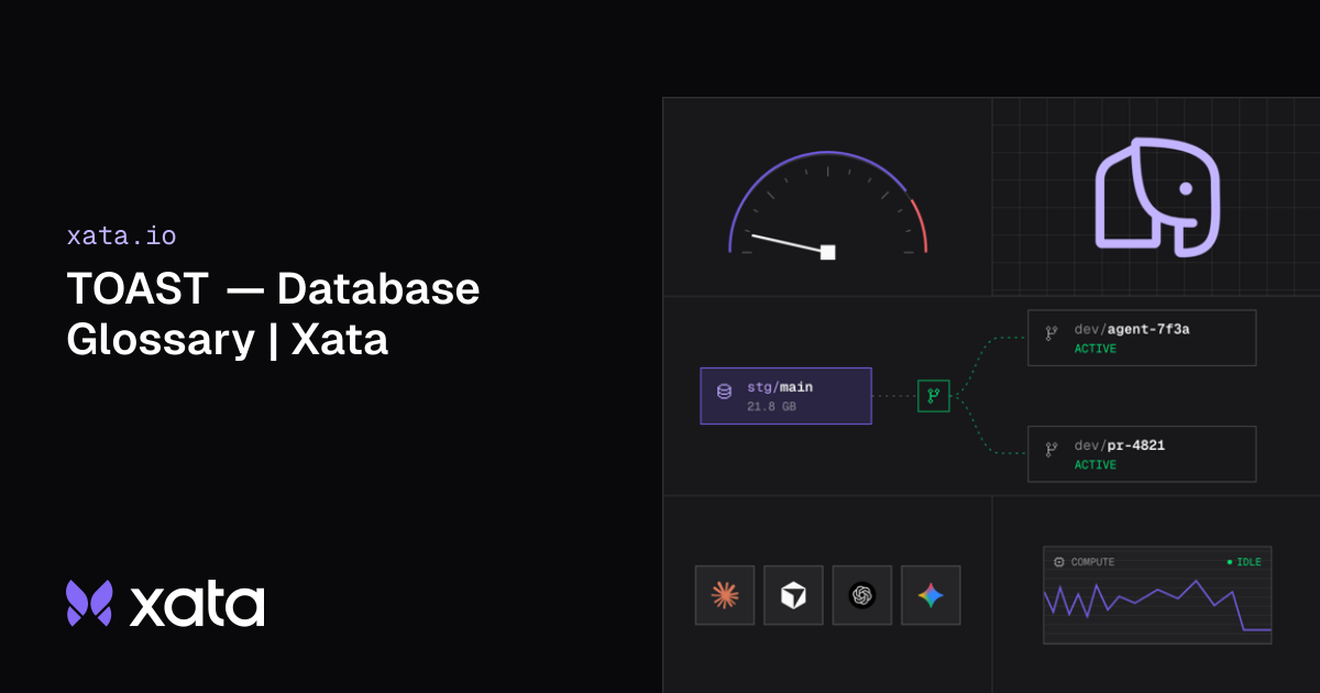 TOAST — Database Glossary | Xata