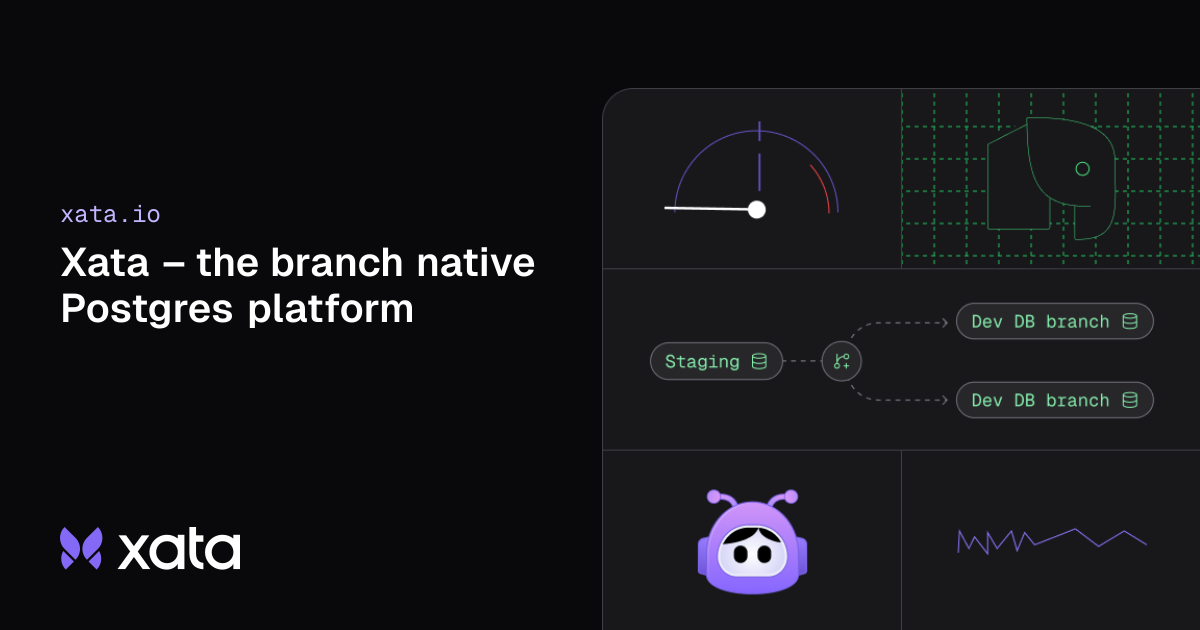 Websitevoorbeeld van xata.io